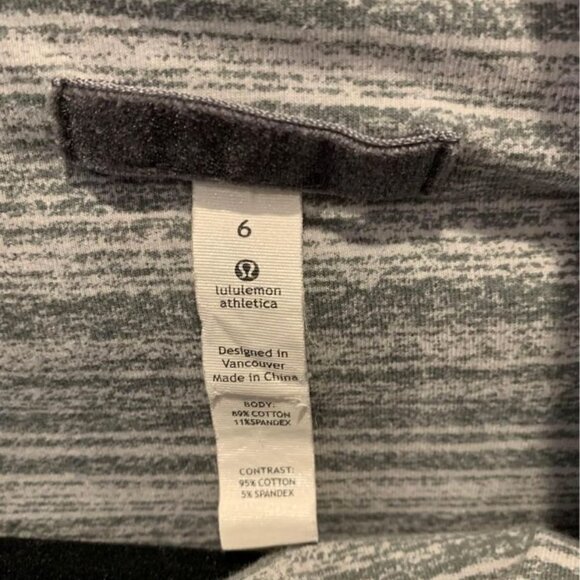 🔆lululemon wrap coat. Gray. Size 6. New condition. Can be worn open or sn… - Picture 3 of 10